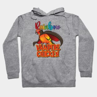 Rainbow Vampire Chicken - Funny Sun Conure Parrot Hoodie